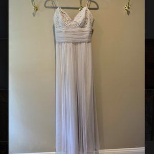 Amsale Gray Long Dress